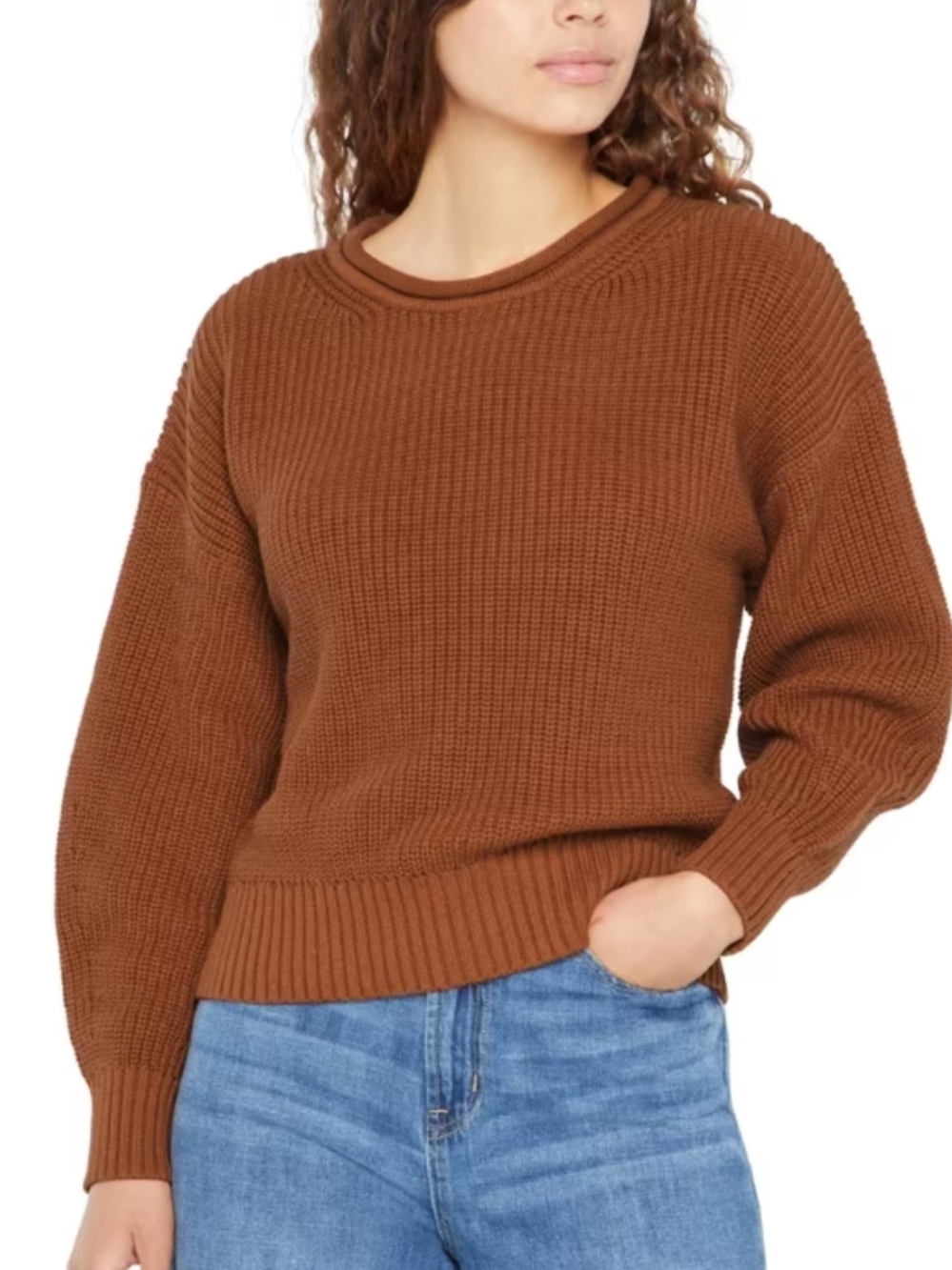 NEW! GAP Women's Ribbed Crewneck Sweater